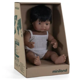 Miniland poppen Miniland Puppe Junge Hispanic 38 cm- Miniland-puppen|Jungen