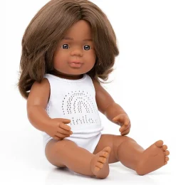 Miniland poppen Miniland Puppe Mädchen Aborigine 38 cm- Miniland-puppen|Mädchen