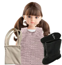 Paola Reina poppen Paola Reina Amigas Puppe Carol mit Pferdeschwänzen im Haar- Amigas-puppen Von Minikane & Paola Reina|Mädchen