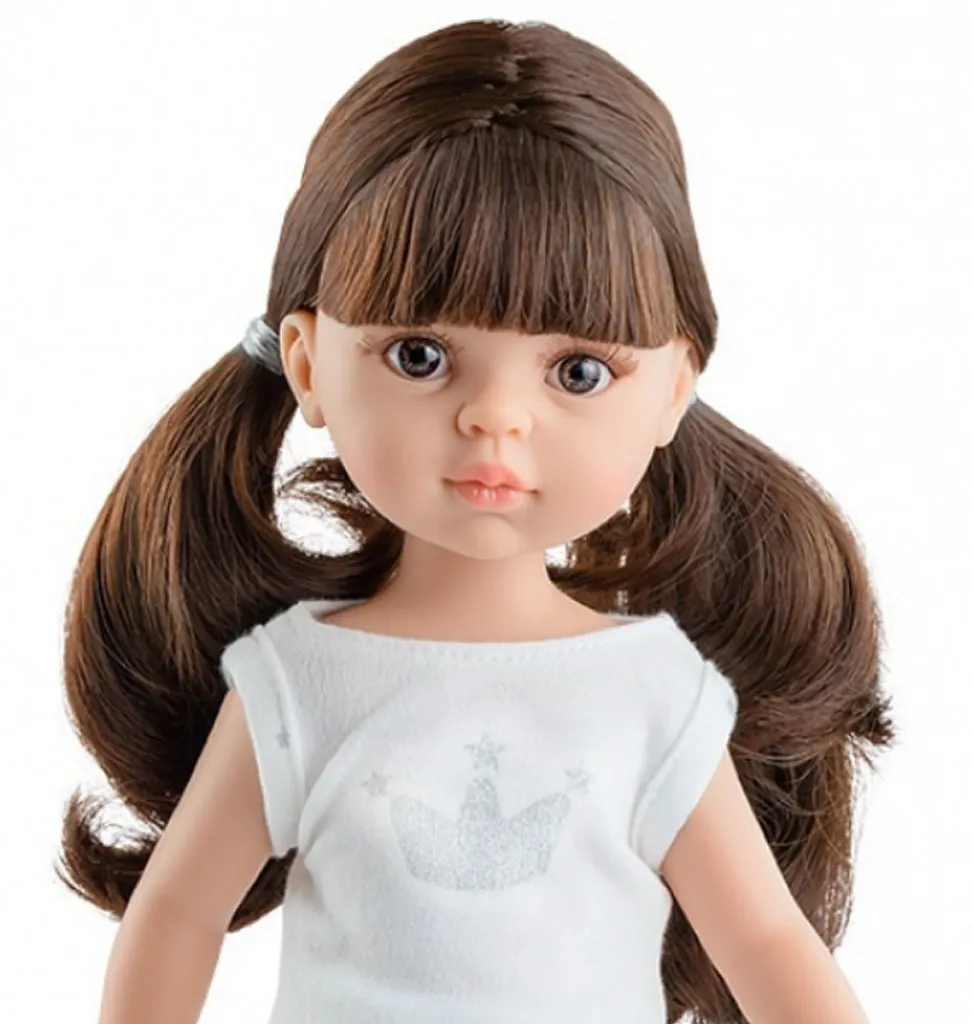 Paola Reina poppen Paola Reina Amigas Puppe Carol mit Pferdeschwänzen im Haar- Amigas-puppen Von Minikane & Paola Reina|Mädchen