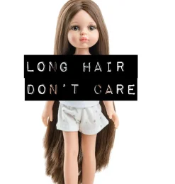 Paola Reina poppen Paola Reina Amigas Puppe Carol mit extra langen Haaren- Paola Reina Gordi Babypuppen|Amigas-puppen Von Minikane & Paola Reina