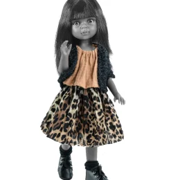 Paola Reina poppen Paola Reina Amigas Puppenkleidungsset / Leopard- Amigas Puppenkleidung Und Schuhe|Amigas-puppen Von Minikane & Paola Reina
