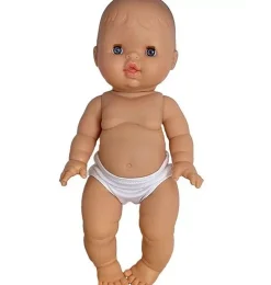 Paola Reina poppen Paola Reina Gordi Mädchen mit weißem Minikane-Höschen- Minikane Puppenkleidung Für Gordis, Gordi Debout, Amigas, Babys, Les Minis & Peque|Paola Reina Gordi Babypuppen