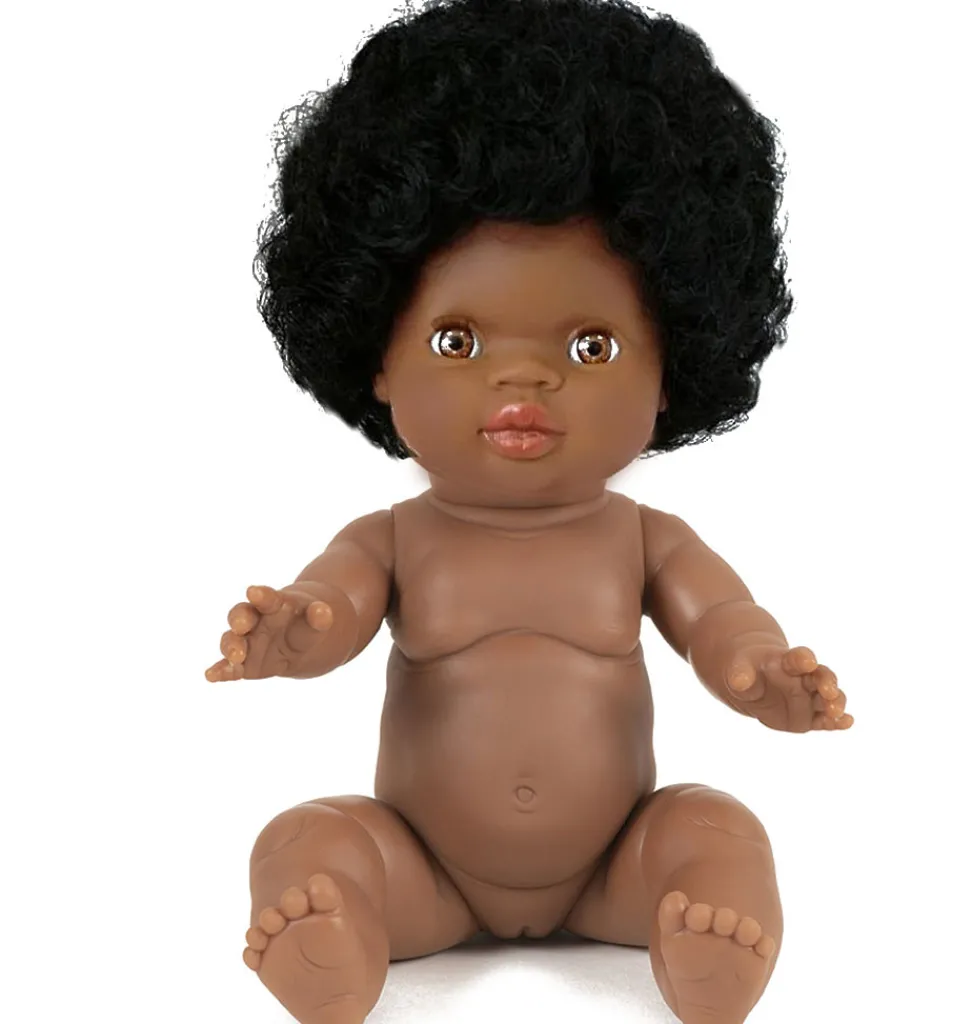 Paola Reina poppen Paola Reina Gordi Puppe Jahia- Minikane Puppen, Möbel Und Accessoires|Paola Reina Gordi Babypuppen