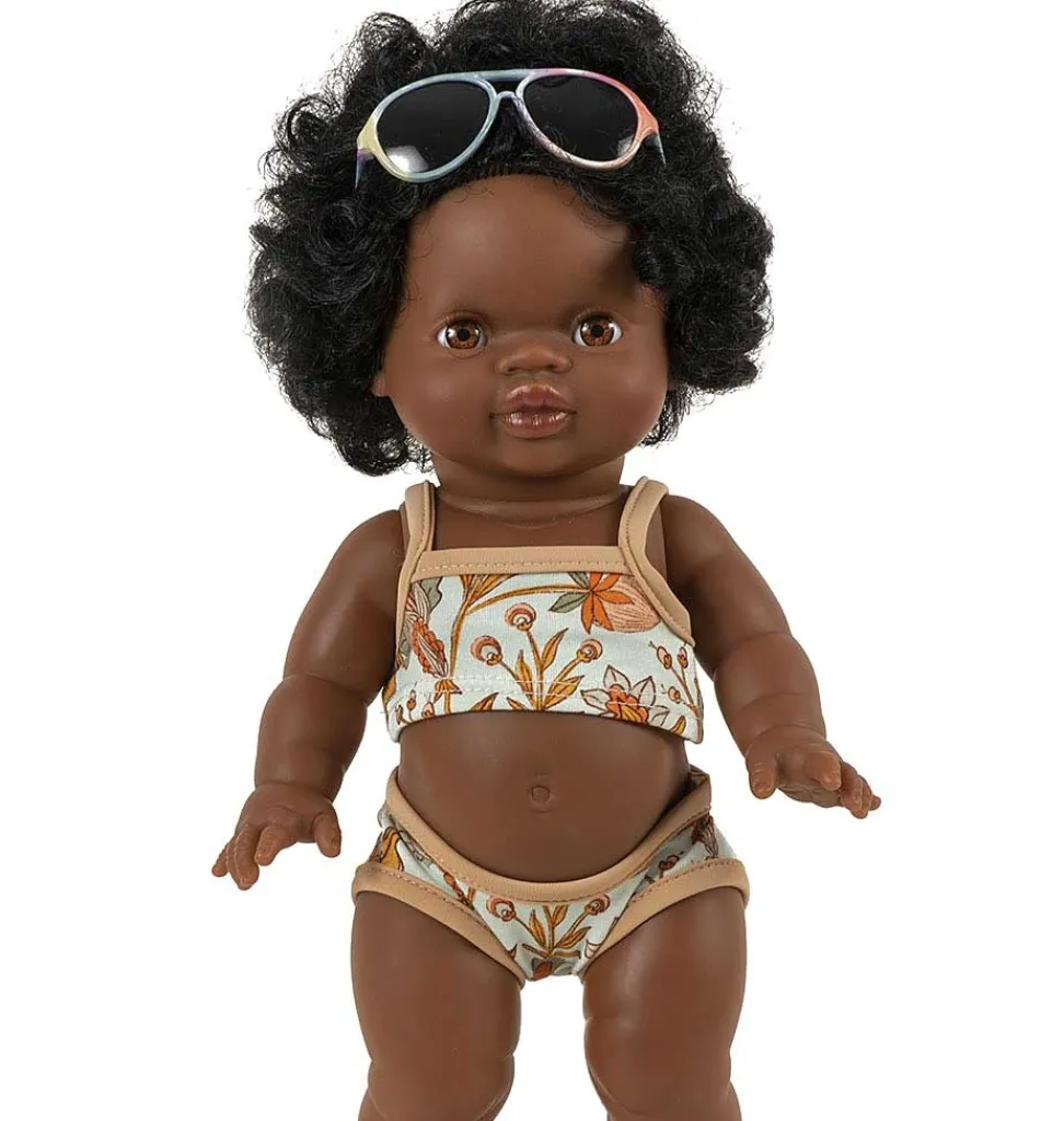 Paola Reina poppen Paola Reina Gordi Puppe Jahia- Minikane Puppen, Möbel Und Accessoires|Paola Reina Gordi Babypuppen