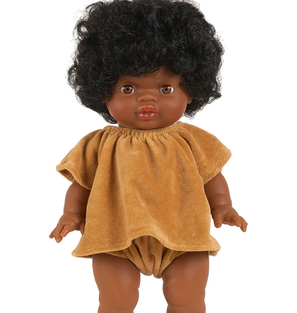 Paola Reina poppen Paola Reina Gordi Puppe Jahia- Minikane Puppen, Möbel Und Accessoires|Paola Reina Gordi Babypuppen