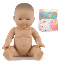 Paola Reina poppen Paola Reina Gordi Puppe mit Puppenwindel- Paola Reina Gordi Babypuppen|Kuscheltiere < 15 Euro
