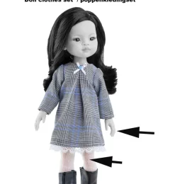 Paola Reina poppen Paola Reina Kleidungsset für Amigas Puppen- Amigas Puppenkleidung Und Schuhe|Amigas-puppen Von Minikane & Paola Reina