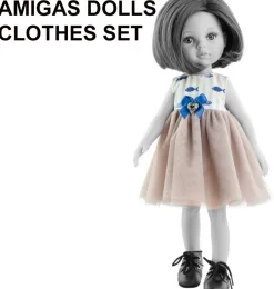 Paola Reina poppen Paola Reina Kleidungsset Amigas Puppen Mari Mari- Amigas Puppenkleidung Und Schuhe|Amigas-puppen Von Minikane & Paola Reina
