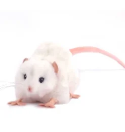 Hansa knuffels Ratte Stofftier weiß Hansa 12 cm- Jungen|Kuscheltiere < 15 Euro