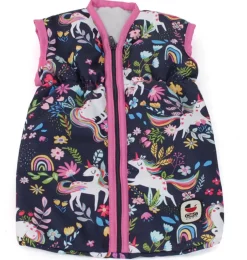 Schlafsack für Puppen mit Einhorn-Aufdruck- Puppenmöbel Und Zubehör|Gordi Puppenkleidung