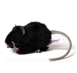 Hansa knuffels Schwarze Ratte Kuscheltier Hansa 12 cm- Jungen|Kuscheltiere < 15 Euro