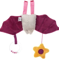 Sigikid (Beasts) Sigikid Fledermaus rosa Babyspielzeug- Mädchen|Rasseln